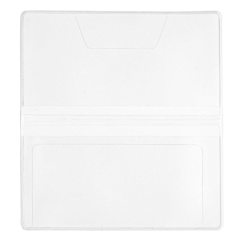 CAROUSELCHECKS White Vinyl Checkbook Cover, Top Tear Personal Vinyl Checkbook Cover - Image 4